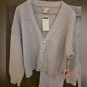 Sincerely Jules Women's Light Gray Cardigan